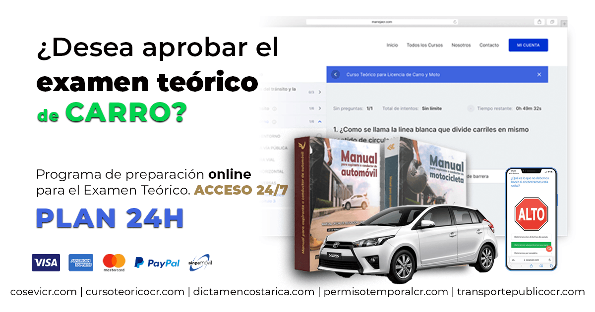 Curso Teórico para Licencia de Carro | Plan 24H |